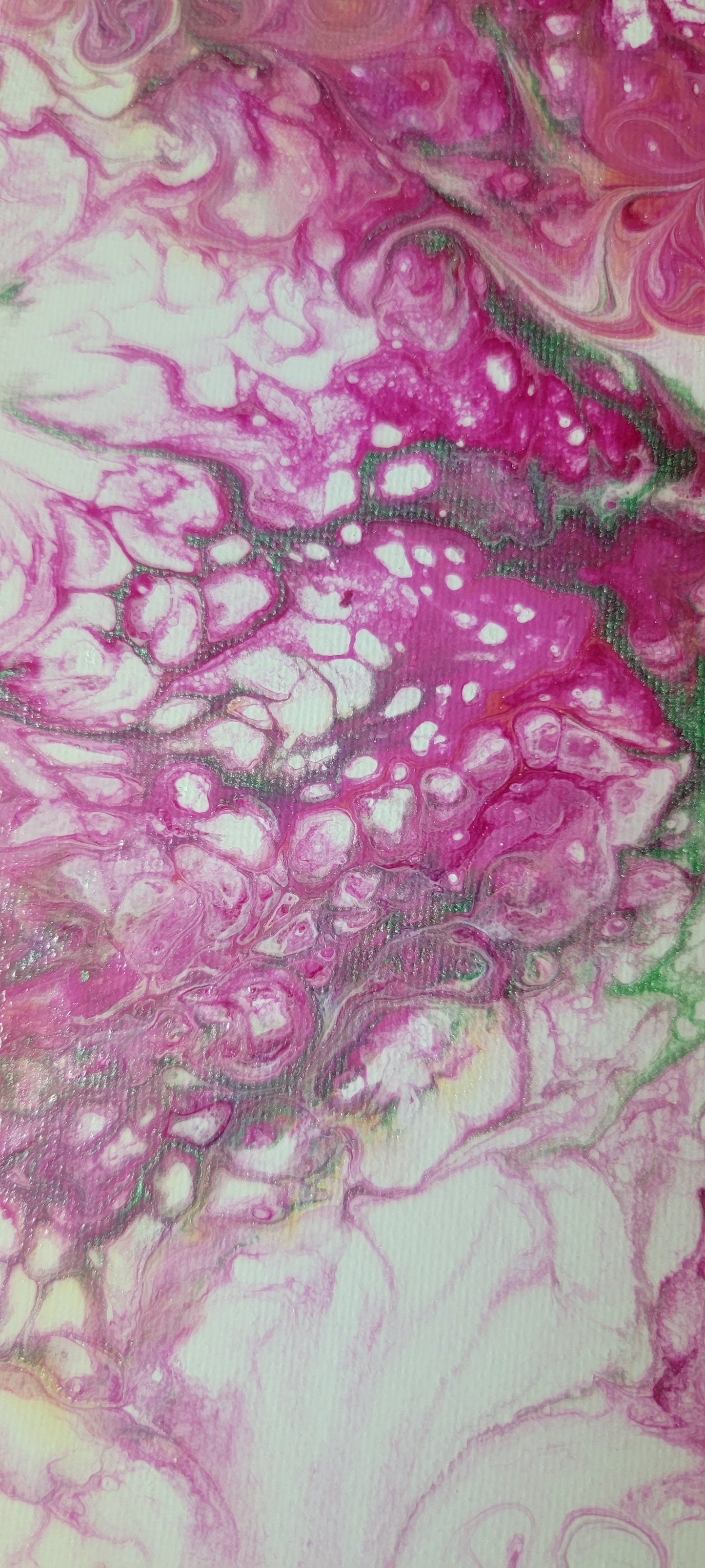 Poured Acrylic painting 9" x 12"
