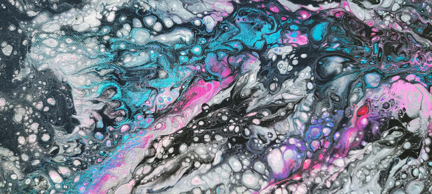 Nebula - Poured Acrylic painting 16" x 20"