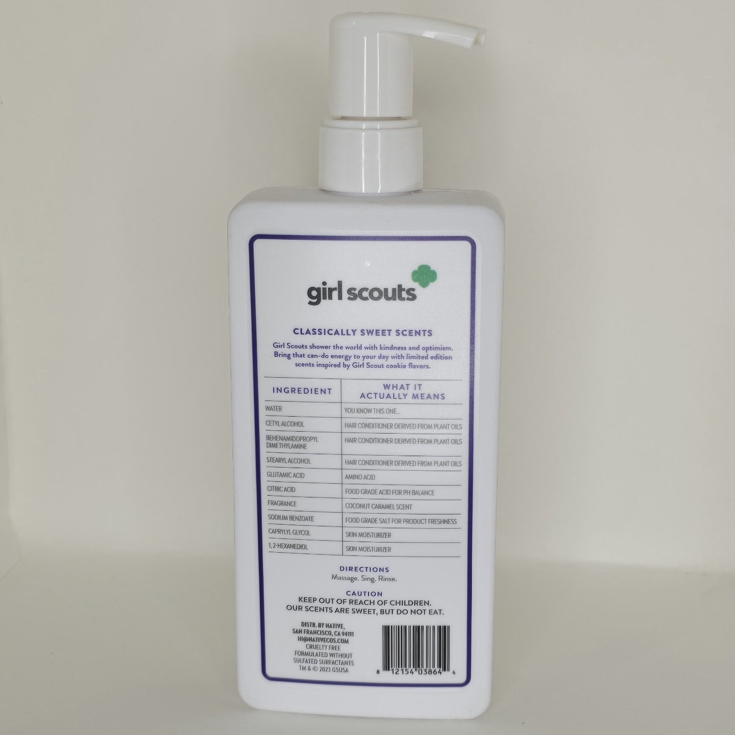 Native Girl Scouts Coconut Caramel Conditioner 16.5oz - Limited Edition