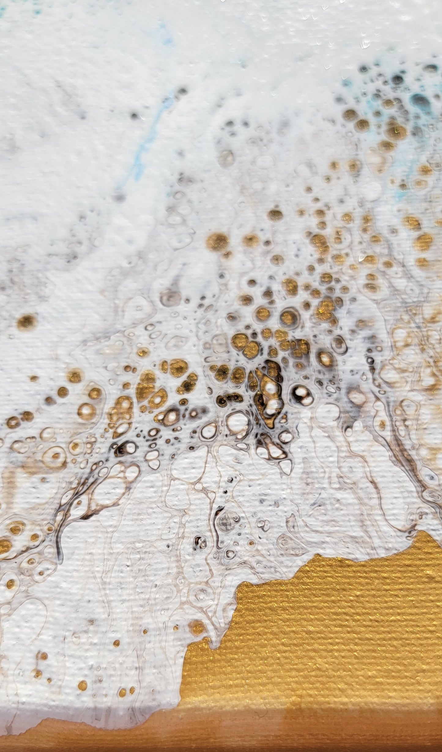 Poured Acrylic painting 16" x 20"