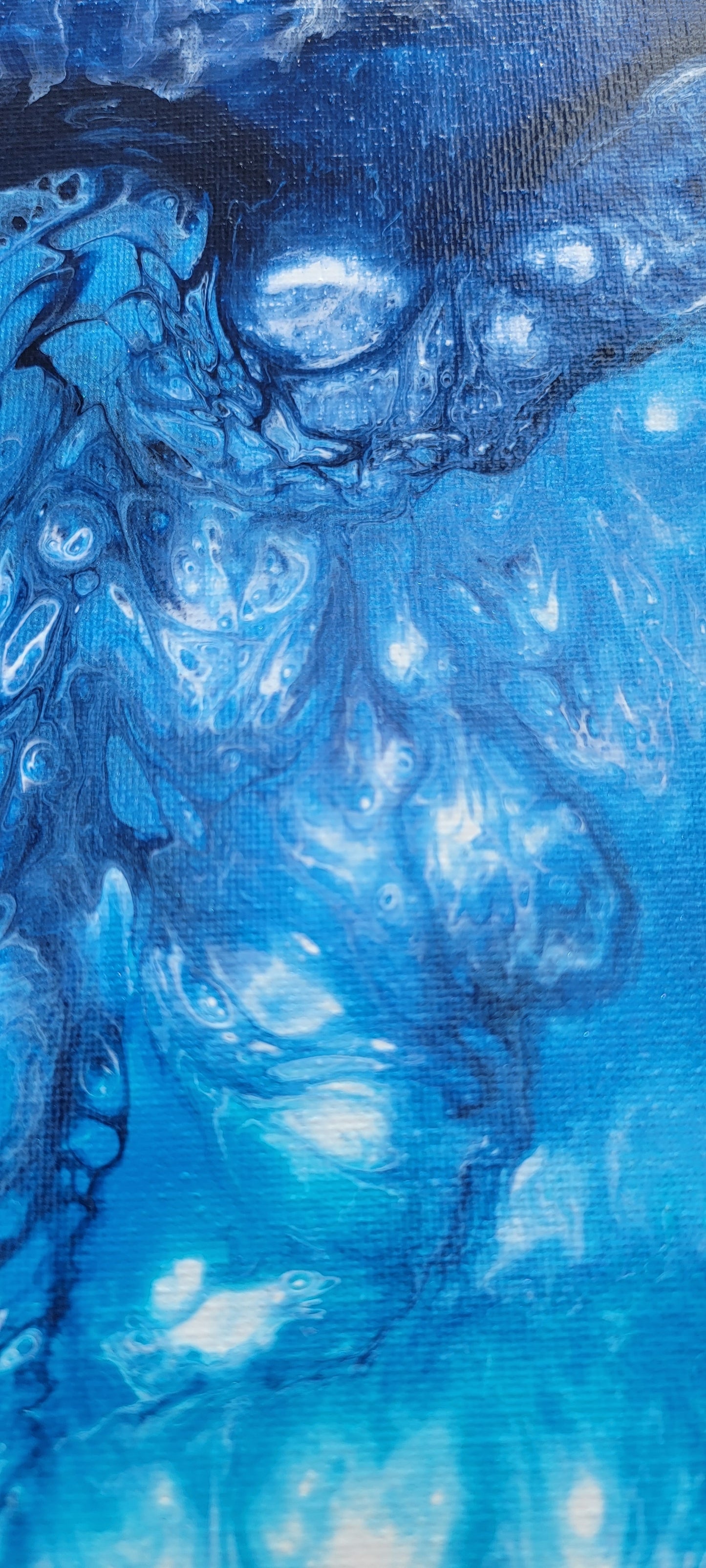 Poured Acrylic painting 16" x 20"