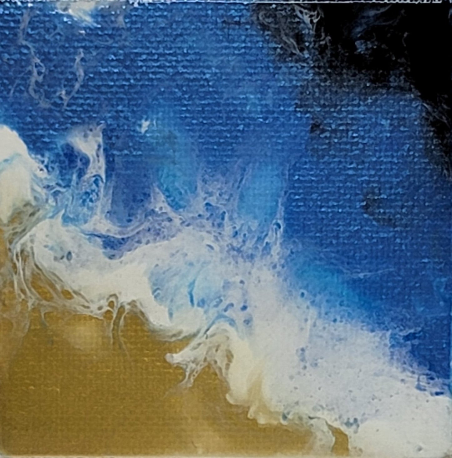 Magnets - Acrylic Pour - Canvas 2.56" x 2.56"