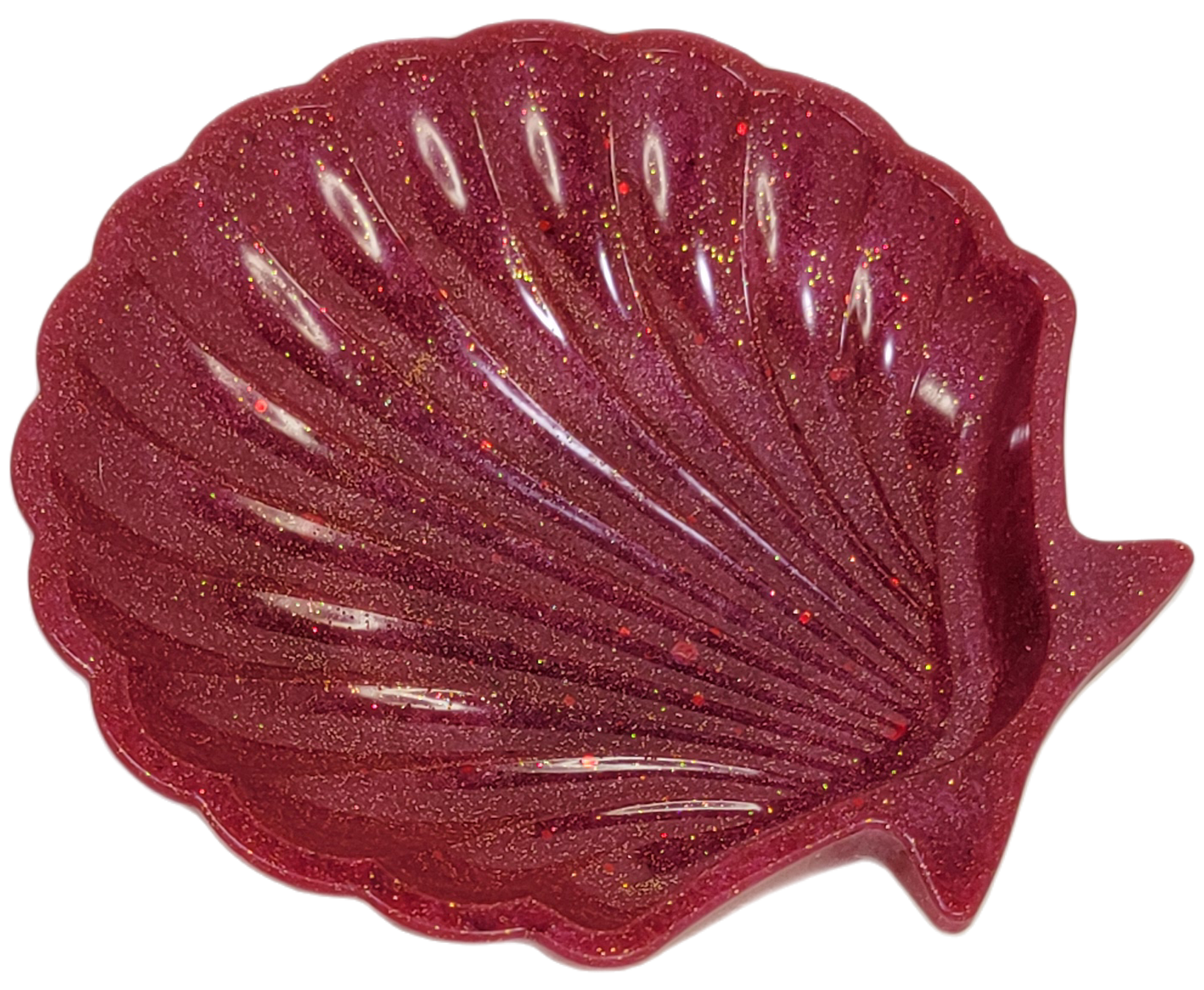 Trinket dish, bowls, and scallop shells