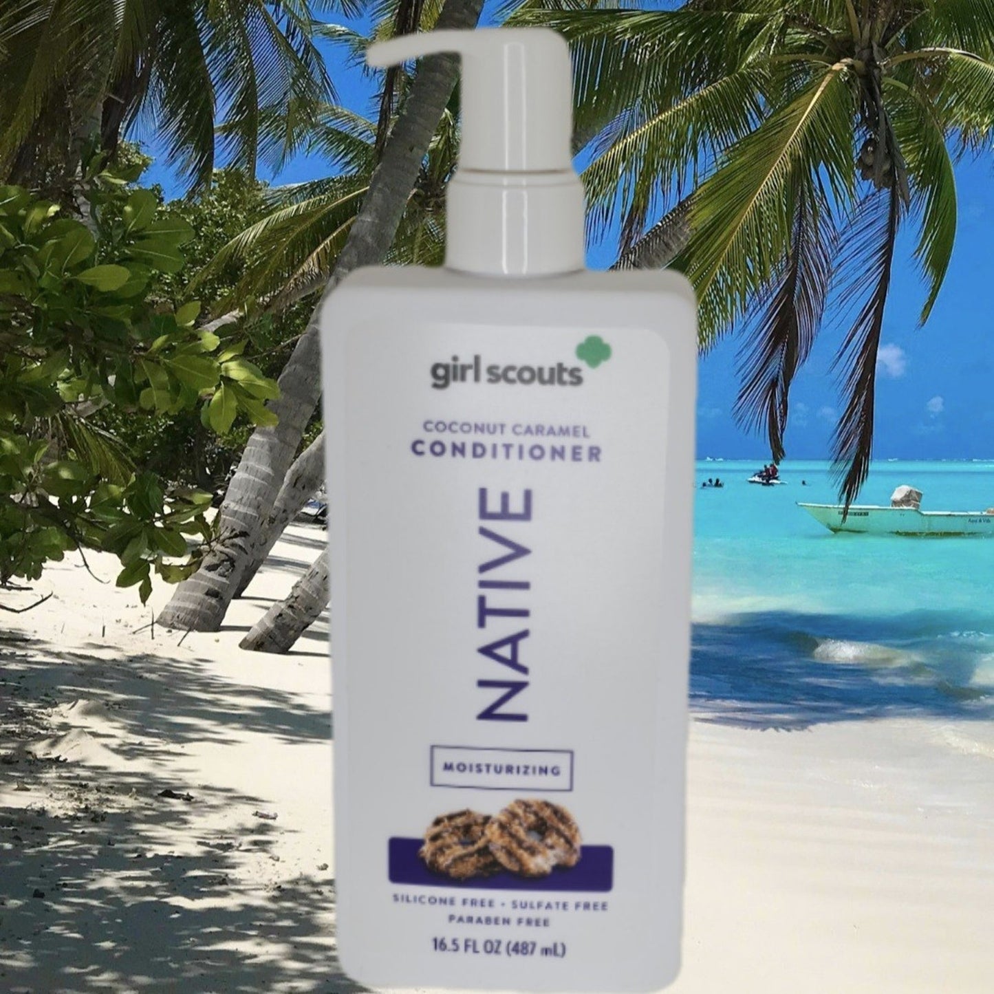 Native Girl Scouts Coconut Caramel Conditioner 16.5oz - Limited Edition