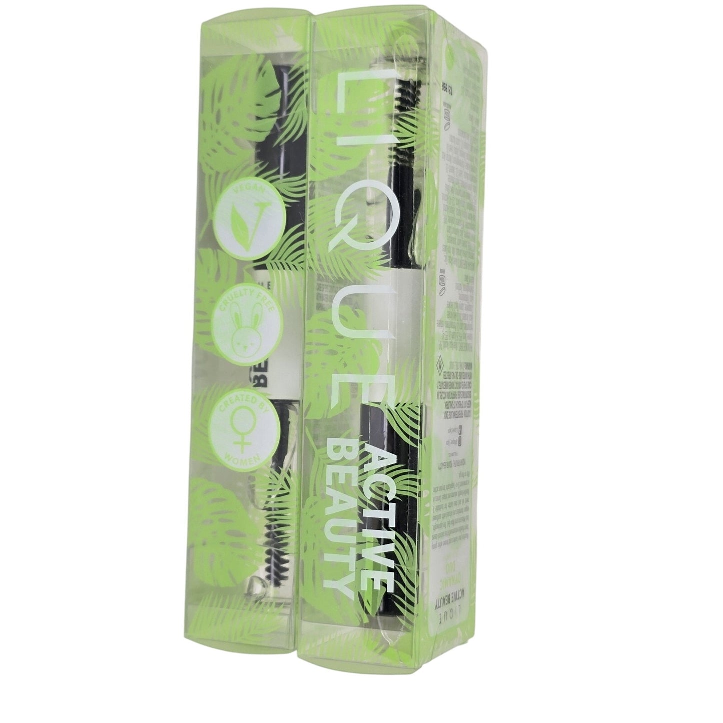 2-Pack Lique Active Beauty Dynamic Duo Lash & Brow Mascara & Gel 0.19oz Each NEW