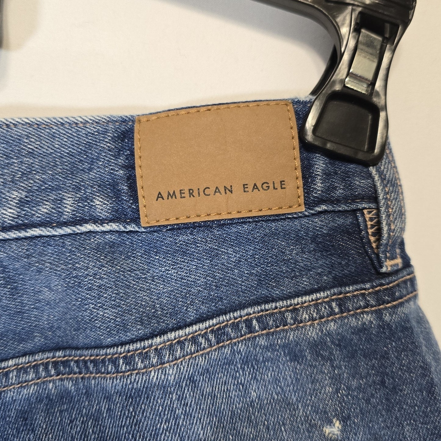NWT American Eagle Sz 0 25W Relaxed Mom Jeans High Rise Jeans