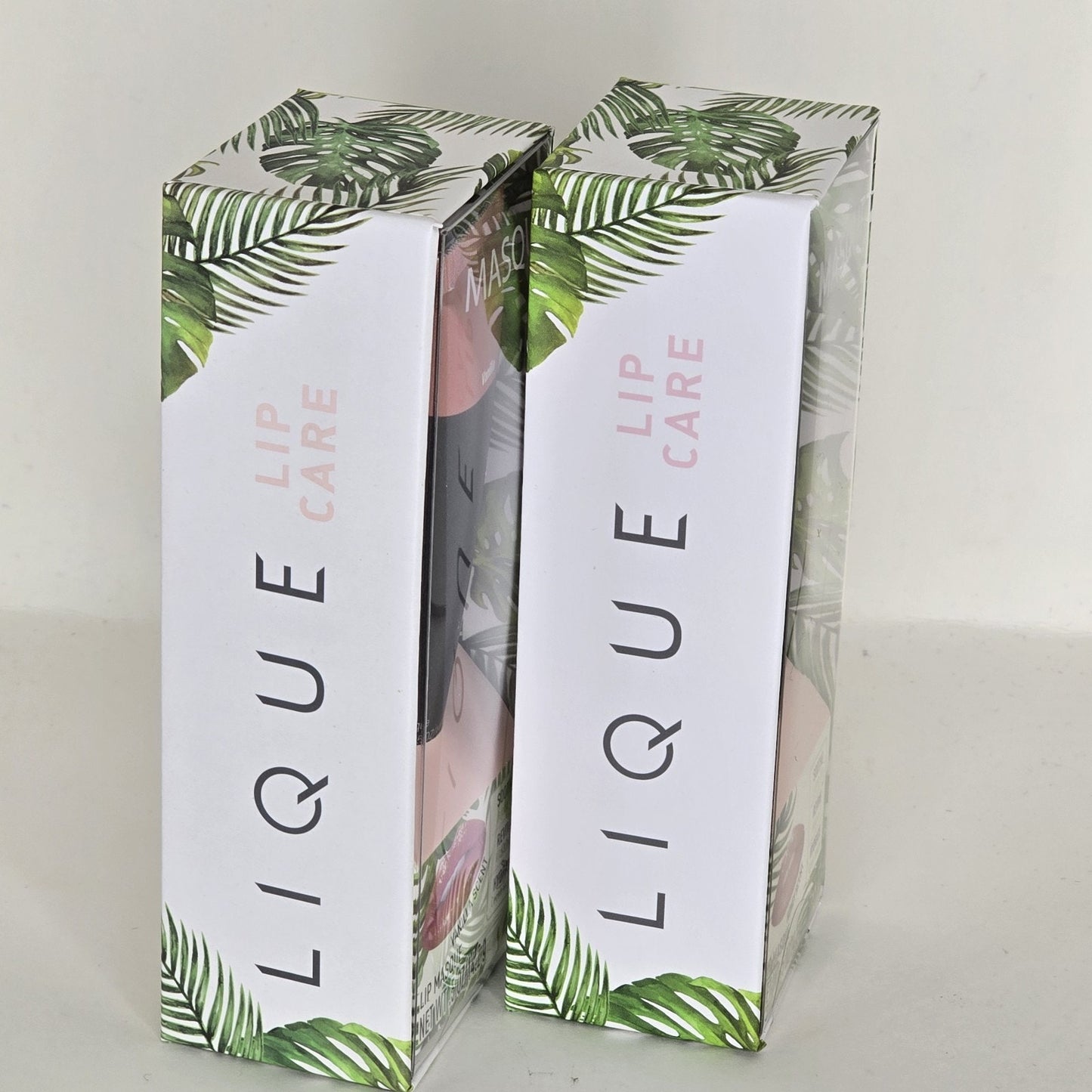 LIQUE Lip Masque 2-Pack Honey & Vanilla Scent Soothe Revive Hydrate .5oz Each