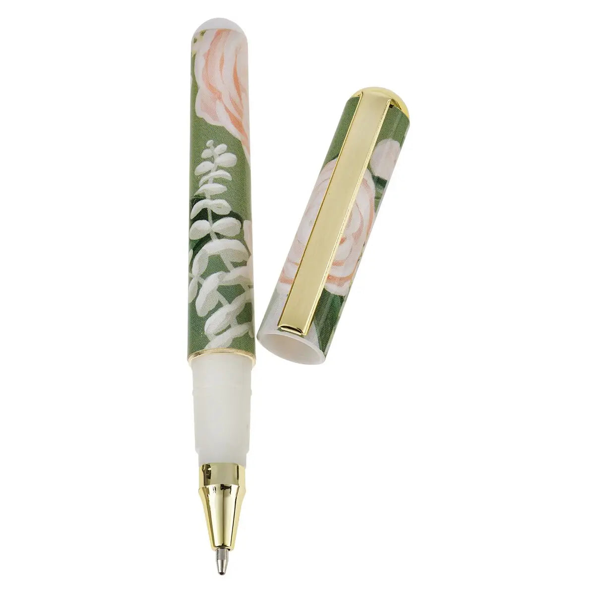 Floral Note Block with Pen He Restores My Soul Psalm 23:3